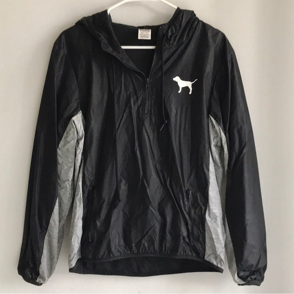 Pink Victoria’s Secret rain jacket!